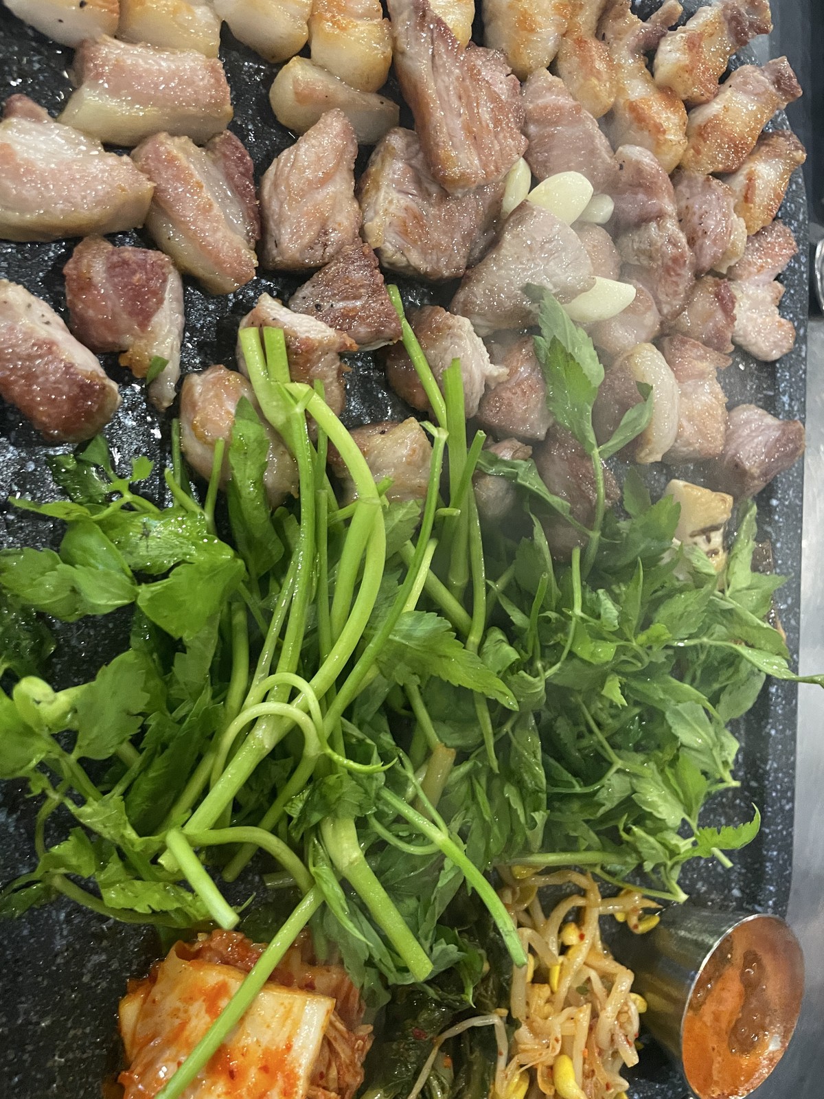 Grilled Pork Belly and Pork Neck