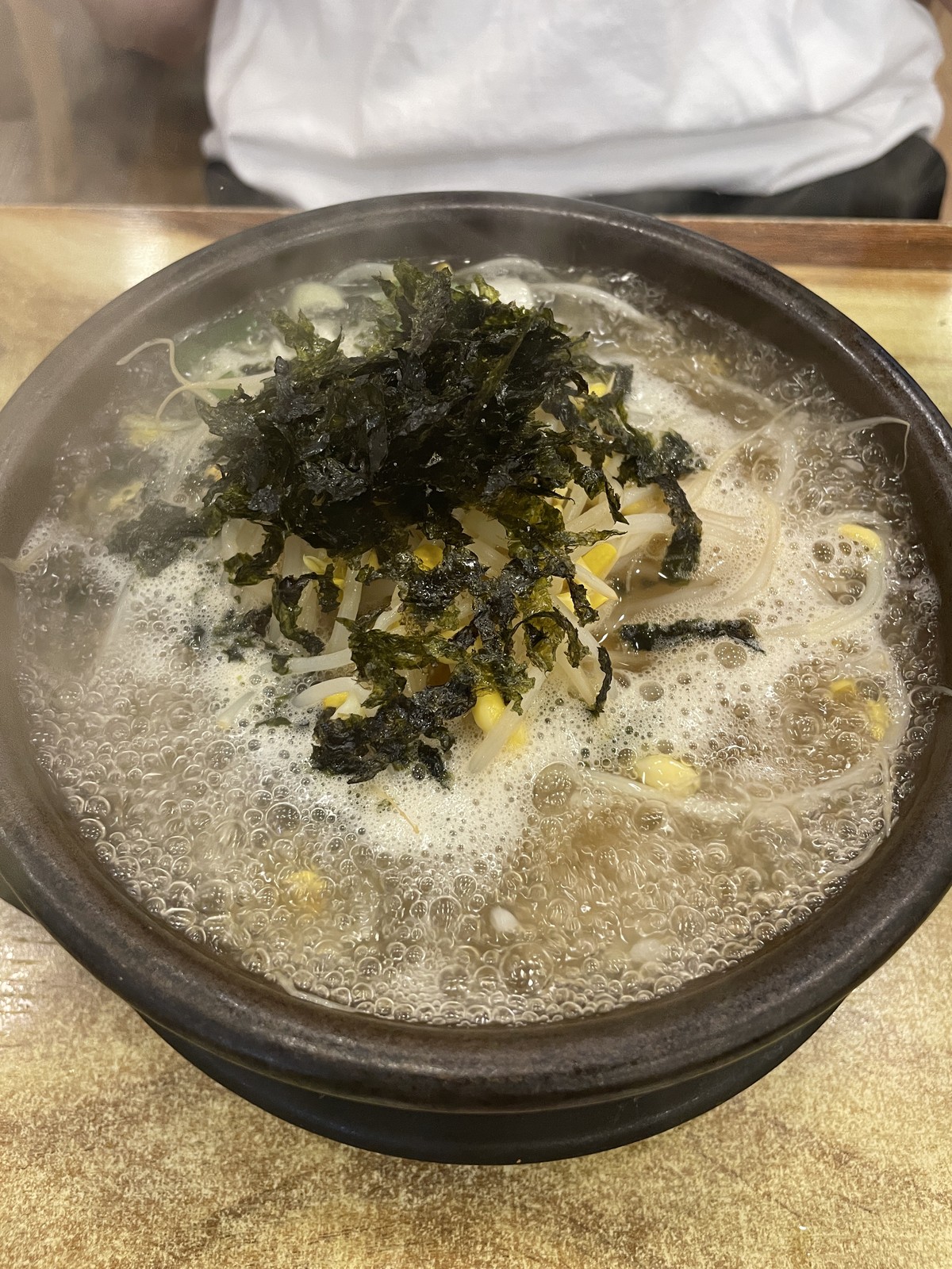 Bean Sprout Rice Soup