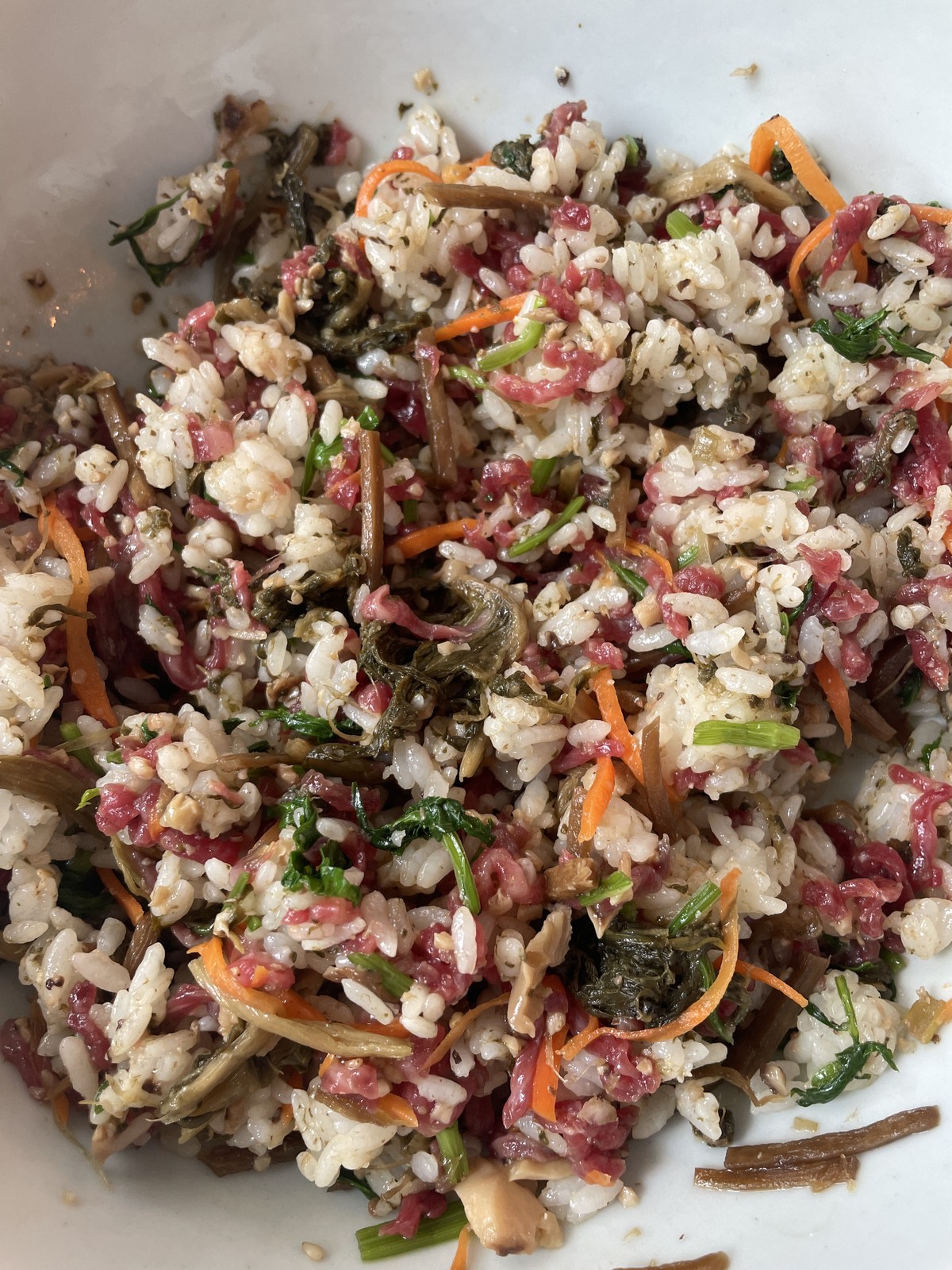 Beef Tartare Bibimbap