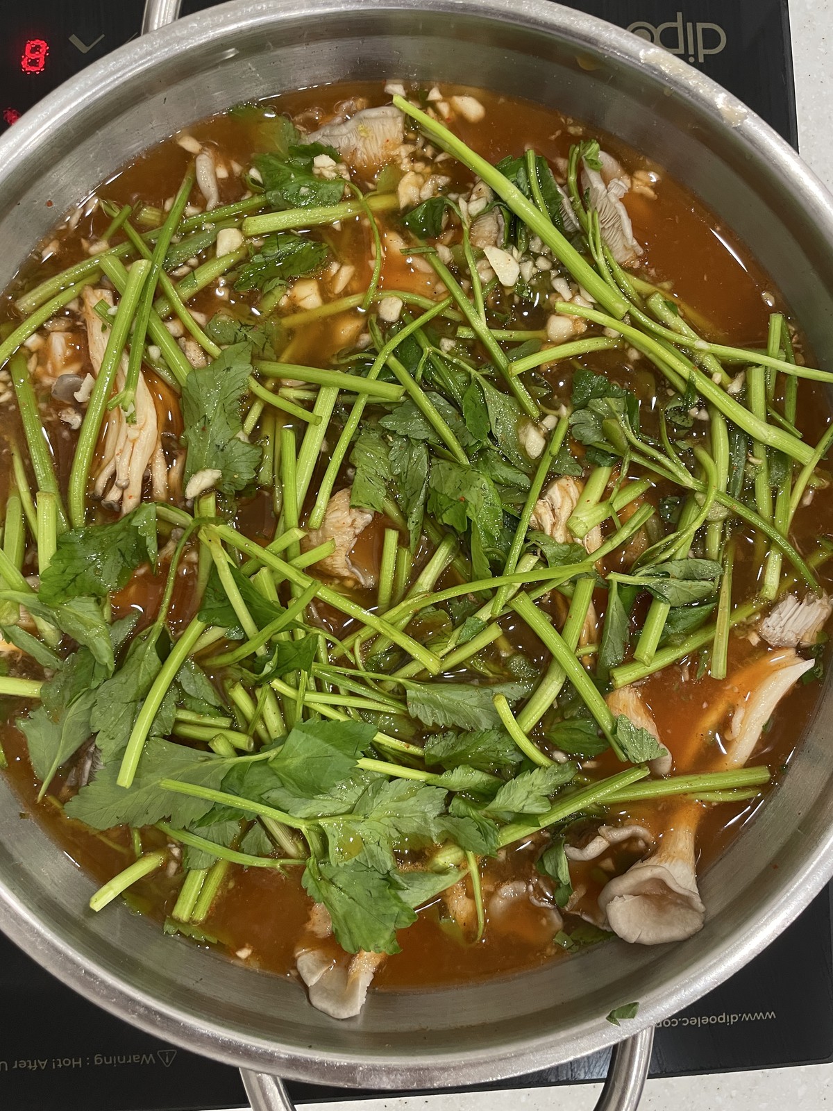 Beef Brisket and Water Dropwort Wrap Kalguksu