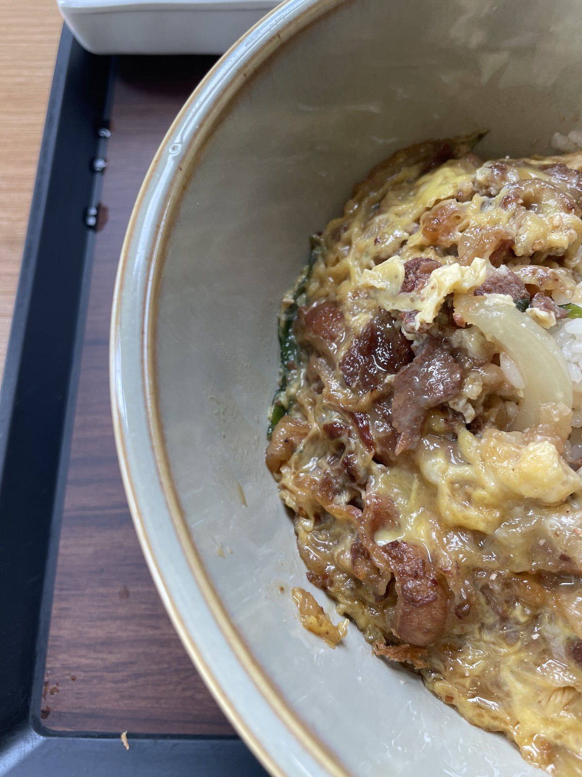 Gyudon and Shiitake Katsu